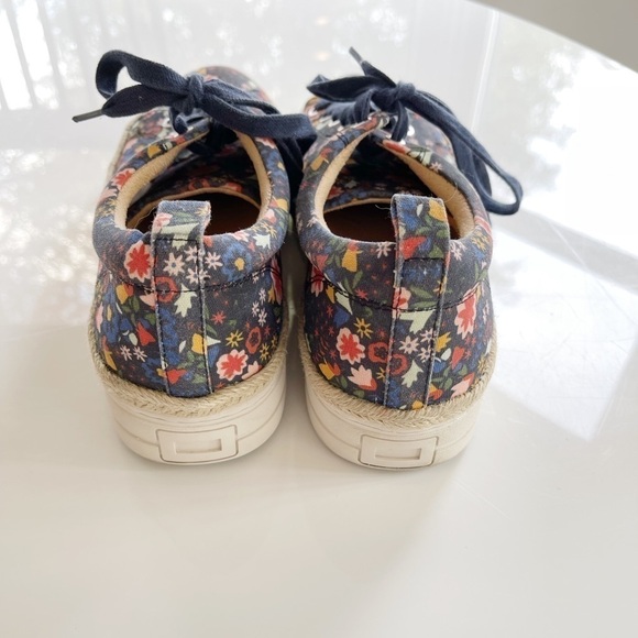 Jack Rogers Mia Floral Platform Sneakers - 8.5 - Picture 7 of 8